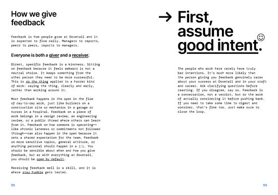 First, assume good intent