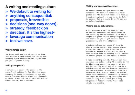 On our writing and reading culture